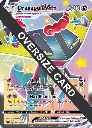 Dragapult VMAX (SWSH097) (Jumbo Card) [Sword & Shield: Black Star Promos] - Trinity Hobby