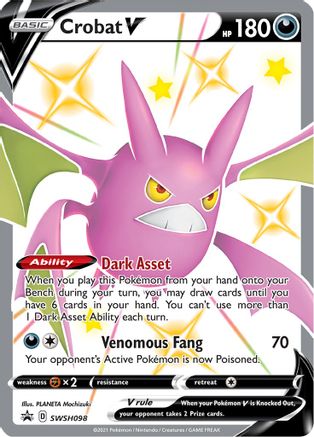 Crobat V (SWSH098) [Sword & Shield: Black Star Promos] - Trinity Hobby