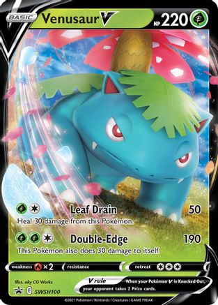 Venusaur V (SWSH100) [Sword & Shield: Black Star Promos] - Trinity Hobby