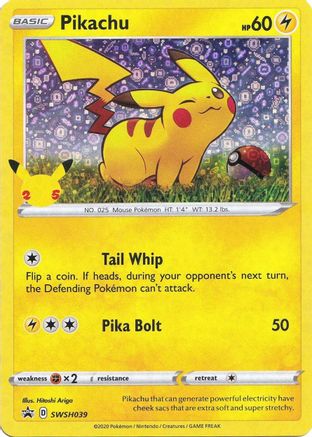 Pikachu (General Mills) - (SWSH039) [Miscellaneous Cards & Products]