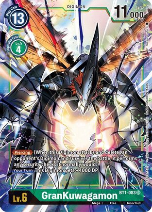 GranKuwagamon [BT1-083] (Alternate Art) [Release Special Booster Ver.1.5] - Trinity Hobby