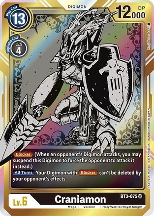 Craniamon [BT3-075] (Alternate Art) [Release Special Booster Ver.1.5] - Trinity Hobby