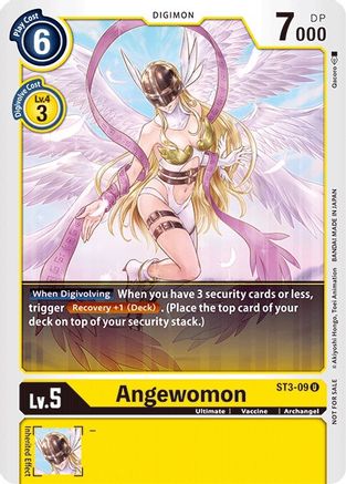 Angewomon [ST3-09] (Tamer Battle Pack) [Starter Deck: Heaven's Yellow Promos] - Trinity Hobby