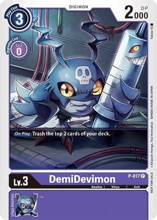 DemiDevimon [P-017] [Promotional Cards] - Trinity Hobby