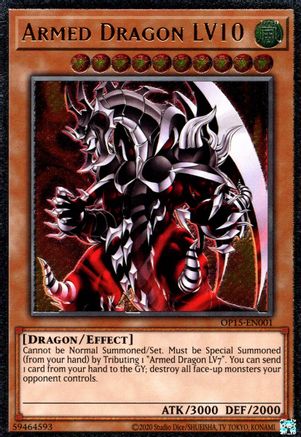 Armed Dragon LV10 [OP15-EN001] Ultimate Rare - Trinity Hobby