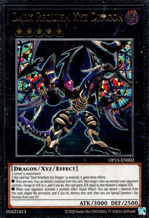 Dark Requiem Xyz Dragon [OP15-EN002] Ultimate Rare - Trinity Hobby