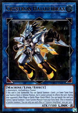 Crystron Halqifibrax [OP15-EN003] Ultimate Rare - Trinity Hobby