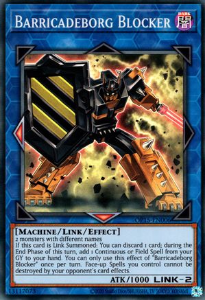 Barricadeborg Blocker [OP15-EN006] Super Rare - Trinity Hobby