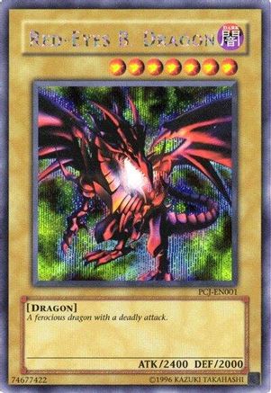 Red-Eyes B. Dragon [PCJ-EN001] Prismatic Secret Rare - Trinity Hobby