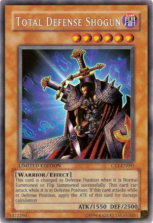 Total Defense Shogun [CT1-EN001] Secret Rare - Trinity Hobby