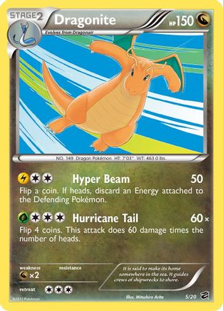 Dragonite (5/20) (Blister Exclusive) [Black & White: Dragon Vault] - Trinity Hobby