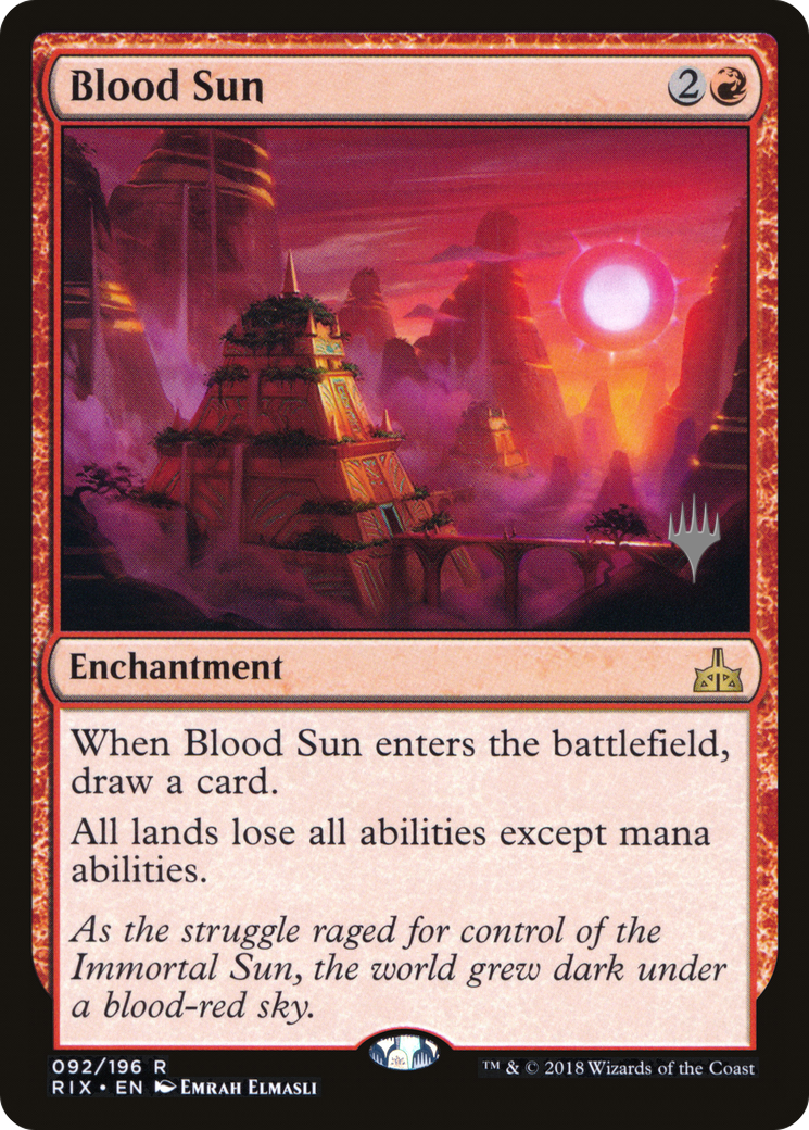 Blood Sun (Promo Pack) [Rivals of Ixalan Promos] - Trinity Hobby
