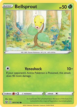 Bellsprout (001/163) [Sword & Shield: Battle Styles] - Trinity Hobby