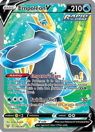 Empoleon V (145/163) [Sword & Shield: Battle Styles] - Trinity Hobby