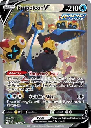 Empoleon V (146/163) [Sword & Shield: Battle Styles] - Trinity Hobby