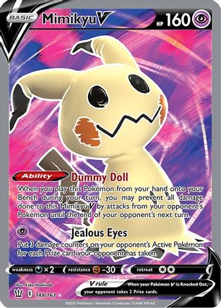 Mimikyu V (148/163) [Sword & Shield: Battle Styles] - Trinity Hobby