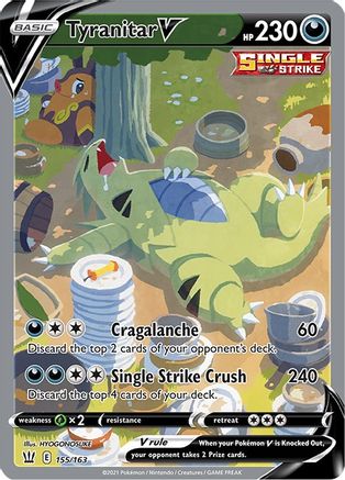Tyranitar V (155/163) [Sword & Shield: Battle Styles] - Trinity Hobby