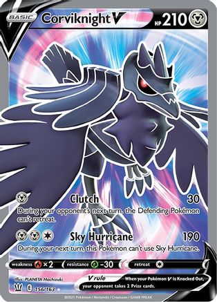 Corviknight V (156/163) [Sword & Shield: Battle Styles] - Trinity Hobby