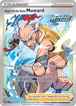 Rapid Strike Style Mustard (162/163) [Sword & Shield: Battle Styles] - Trinity Hobby