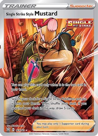Single Strike Style Mustard (163/163) [Sword & Shield: Battle Styles] - Trinity Hobby