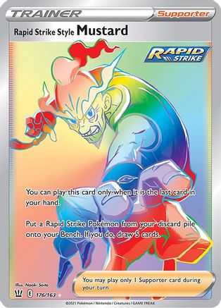 Rapid Strike Style Mustard (176/163) [Sword & Shield: Battle Styles] - Trinity Hobby