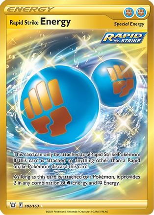 Rapid Strike Energy (182/163) [Sword & Shield: Battle Styles] - Trinity Hobby
