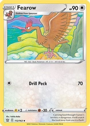 Fearow (112/163) [Sword & Shield: Battle Styles] - Trinity Hobby