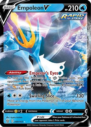 Empoleon V (040/163) [Sword & Shield: Battle Styles] - Trinity Hobby