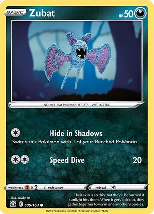 Zubat (089/163) [Sword & Shield: Battle Styles] - Trinity Hobby