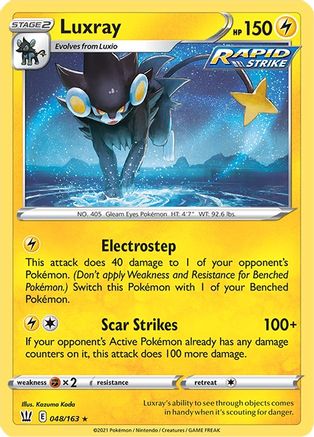 Luxray (048/163) [Sword & Shield: Battle Styles] - Trinity Hobby