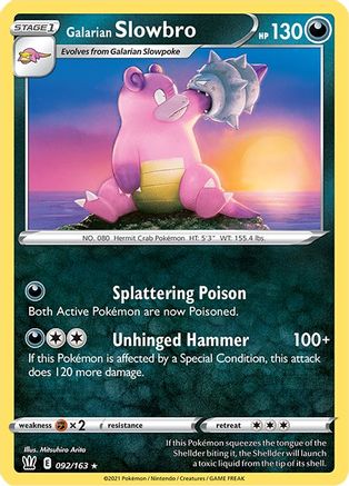 Galarian Slowbro (092/163) [Sword & Shield: Battle Styles] - Trinity Hobby