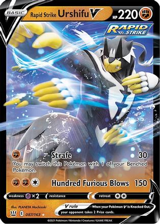 Rapid Strike Urshifu V (087/163) [Sword & Shield: Battle Styles] - Trinity Hobby