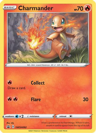 Charmander (SWSH092) [Sword & Shield: Black Star Promos] - Trinity Hobby