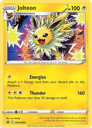 Jolteon (SWSH094) [Sword & Shield: Black Star Promos] - Trinity Hobby