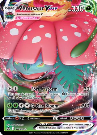 Venusaur VMAX (SWSH102) [Sword & Shield: Black Star Promos] - Trinity Hobby