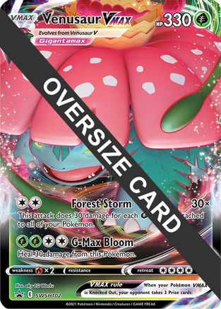 Venusaur VMAX (SWSH102) (Jumbo Card) [Sword & Shield: Black Star Promos] - Trinity Hobby