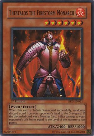 Thestalos the Firestorm Monarch [RDS-EN021] Super Rare - Trinity Hobby