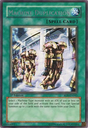 Machine Duplication [RDS-EN041] Rare - Trinity Hobby