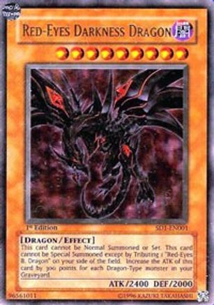 Red-Eyes Darkness Dragon [SD1-EN001] - Structure Deck: Dragon's Roar 1st Edition - Ultra Rare - Trinity Hobby