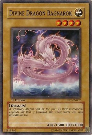 Divine Dragon Ragnarok [FET-EN002] - Flaming Eternity Unlimited - Common / Short Print - Trinity Hobby