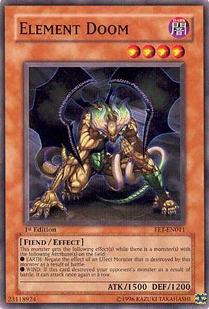 Element Doom [FET-EN011] - Flaming Eternity Unlimited - Common / Short Print - Trinity Hobby