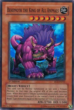 Behemoth the King of All Animals [FET-EN014] Super Rare - Trinity Hobby