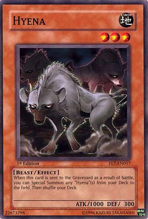 Hyena [FET-EN017] - Flaming Eternity 1st Edition - Common / Short Print - Trinity Hobby