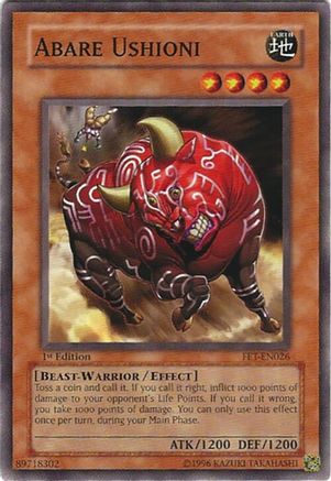 Abare Ushioni [FET-EN026] - Flaming Eternity Unlimited - Common / Short Print