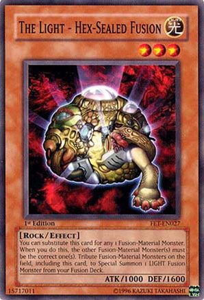 The Light - Hex-Sealed Fusion [FET-EN027] - Flaming Eternity 1st Edition - Common / Short Print - Trinity Hobby