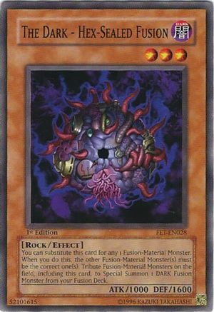 The Dark - Hex-Sealed Fusion [FET-EN028] - Flaming Eternity Unlimited - Common / Short Print - Trinity Hobby