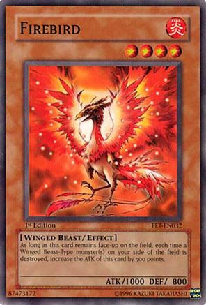 Firebird [FET-EN032] - Flaming Eternity 1st Edition - Common / Short Print - Trinity Hobby