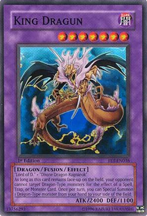 King Dragun [FET-EN036] - Flaming Eternity 1st Edition - Super Rare - Trinity Hobby
