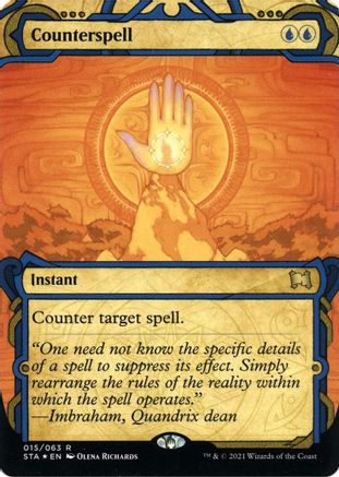 Counterspell (Foil Etched) [Strixhaven: School of Mages Mystical Archive] - Trinity Hobby