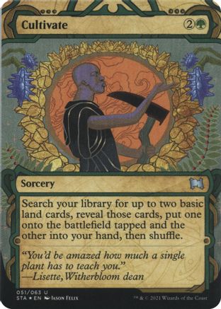 Cultivate (Foil Etched) [Strixhaven: School of Mages Mystical Archive] - Trinity Hobby